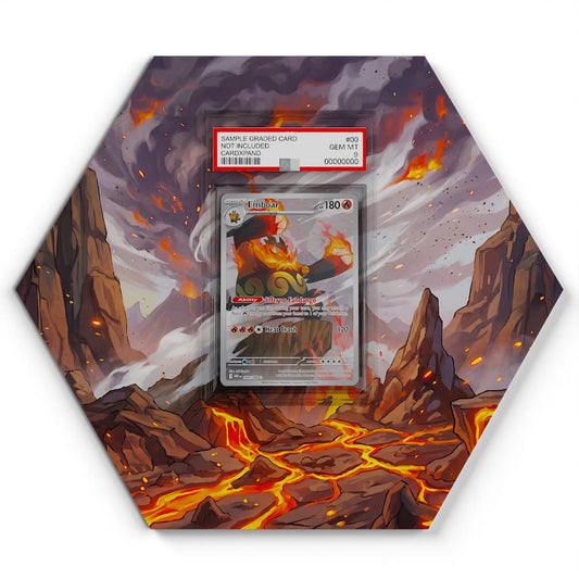 098/086 Flambirex - Extended Artwork Pokemon Card Display