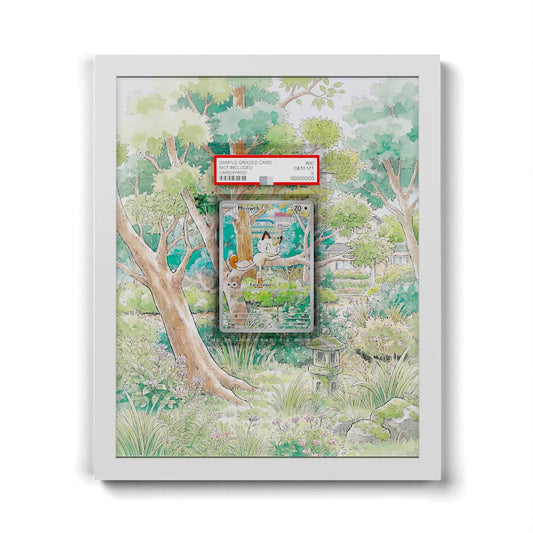106 Mauzi - Extended Artwork Framed Pokemon Card Display