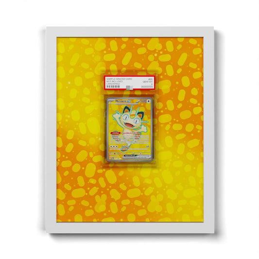 107 Mauzi EX - Extended Artwork Framed Pokemon Card Display