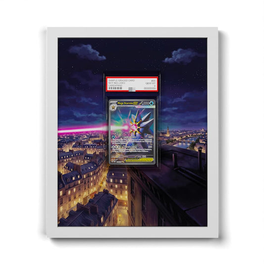 118 Mega-Starmie EX - Extended Artwork Framed Pokemon Card Display