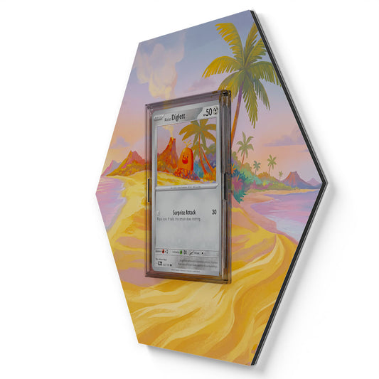 122/191 Alola-Digda - Extended Artwork Pokemon Card Display