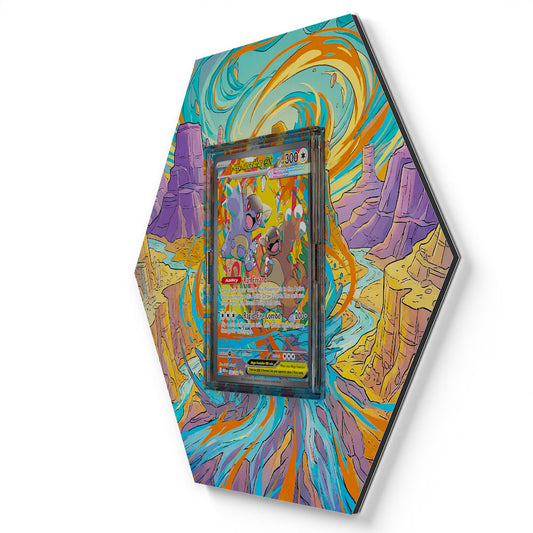 182/132 Mega-Kangama EX - Extended Artwork Pokemon Card Display