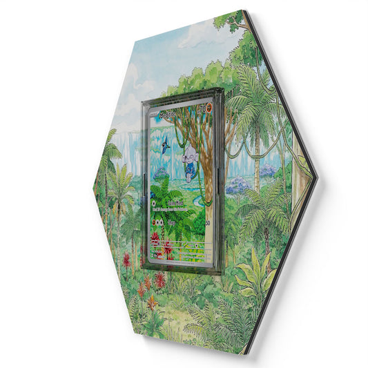 153/142 Meditie - Extended Artwork Pokemon Card Display