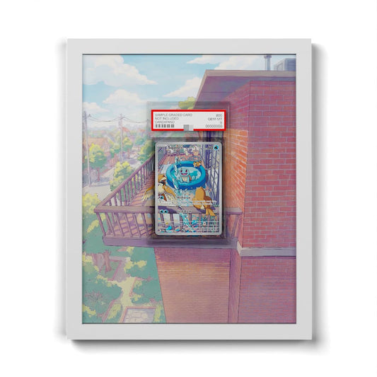 148/142 Schiggy - Extended Artwork Framed Pokemon Card Display