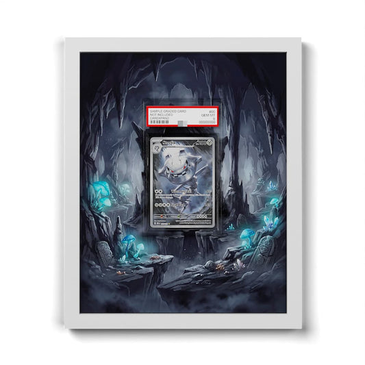 150 Stahlos - Extended Artwork Framed Pokemon Card Display