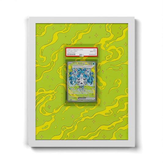 152/131 Brunnenmaske-Ogerpon EX - Extended Artwork Framed Pokemon Card Display