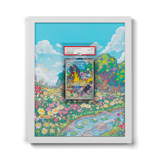 163 Enigmaras Wattrel - Extended Artwork Framed Pokemon Card Display
