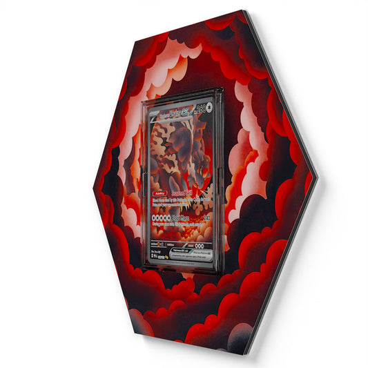 168/131 Blutmond-Ursaluna EX - Extended Artwork Pokemon Card Display