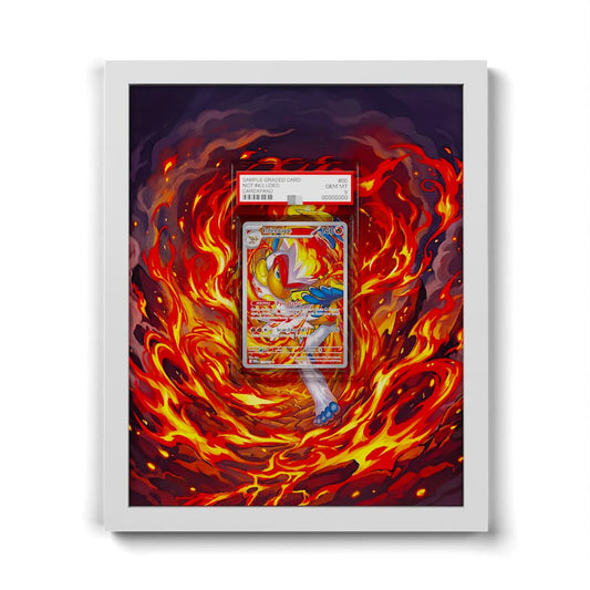 173/167 Panferno - Extended Artwork Framed Pokemon Card Display
