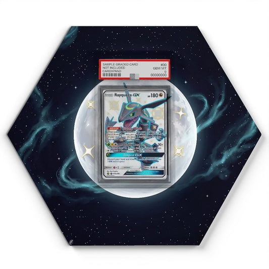 177a/168 Rayquaza GX - Extended Artwork Pokemon Card Display