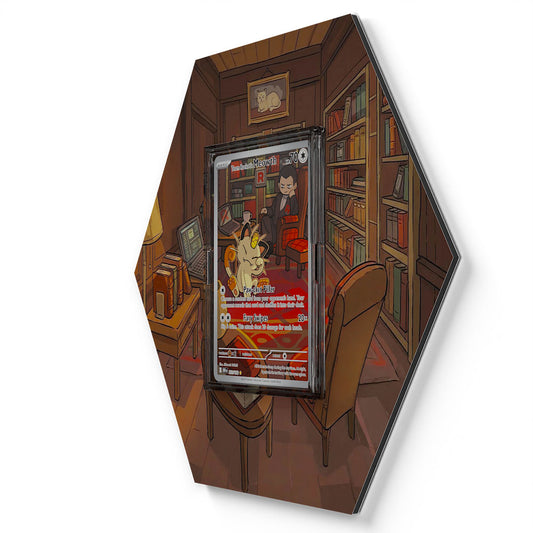 203/182 Team Rockets Mauzi - Extended Artwork Pokemon Card Display