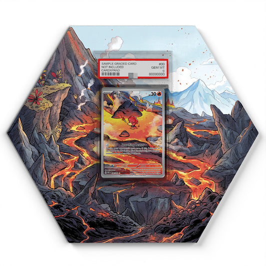 186/182 Magby - Extended Artwork Pokemon Card Display