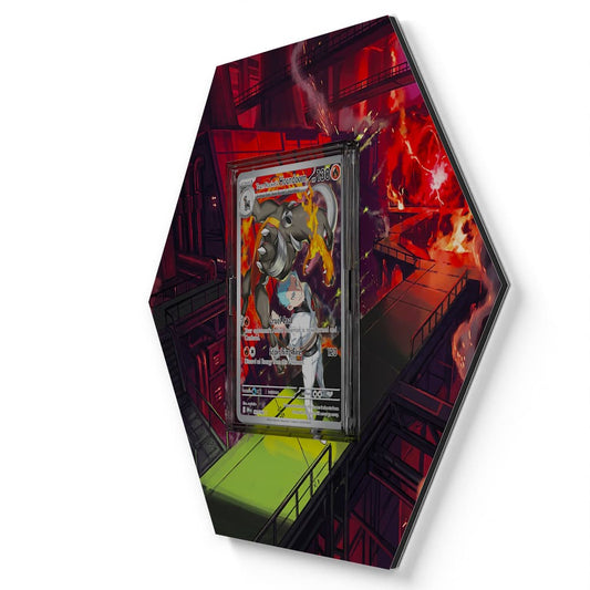 191 Team Rockets Hundemon - Extended Artwork Pokemon Card Display