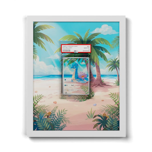 194 Mistys Lapras - Extended Artwork Framed Pokemon Card Display