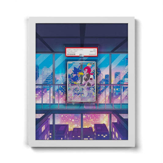 200 Team Rockets Kramurx - Extended Artwork Framed Pokemon Card Display