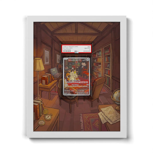203 Team Rockets Mauzi - Extended Artwork Framed Pokemon Card Display