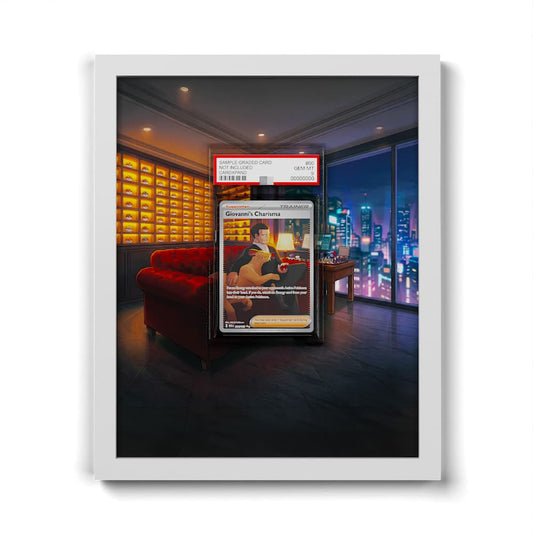 204 Giovannis Charisma - Extended Artwork Framed Pokemon Card Display