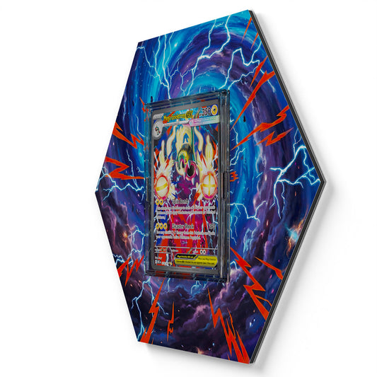 278/217 Mega-Zapplarang EX - Extended Artwork Pokemon Card Display