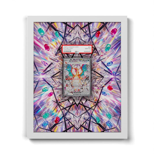223 Glurak EX - Extended Artwork Framed Pokemon Card Display