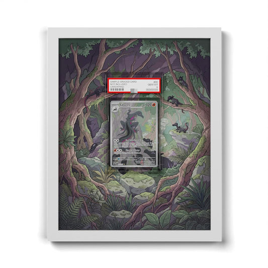 224 Amfira - Extended Artwork Framed Pokemon Card Display