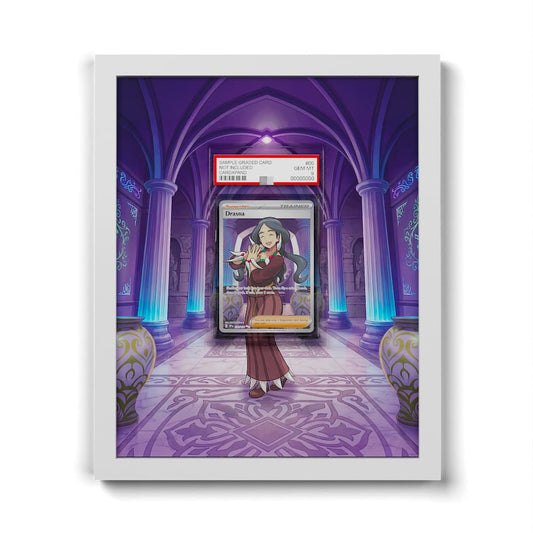 231 Draschel - Extended Artwork Framed Pokemon Card Display