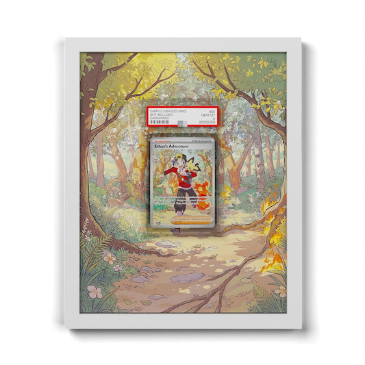 236 Klarins Abenteuer - Extended Artwork Framed Pokemon Card Display
