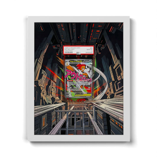 270 Mega-Irokex EX - Extended Artwork Framed Pokemon Card Display