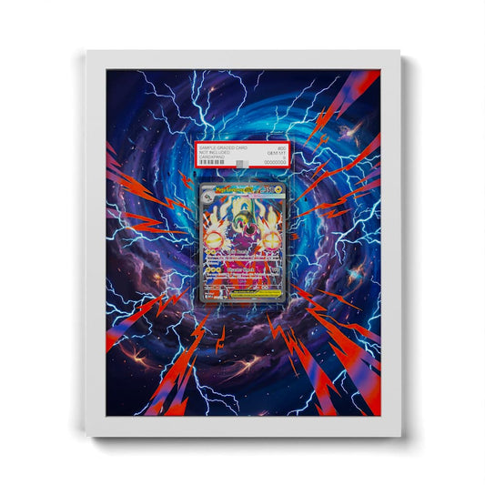 278 Mega-Zapplarang EX - Extended Artwork Framed Pokemon Card Display