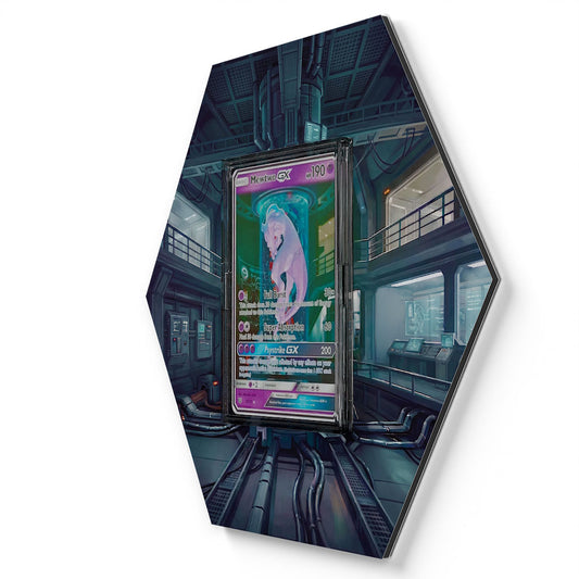78/73 Mewtu GX - Extended Artwork Pokemon Card Display