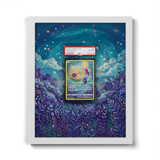 GG11 Lunastein - Extended Artwork Framed Pokemon Card Display