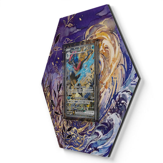 132 Quajutsu EX - Extended Artwork Pokemon Card Display
