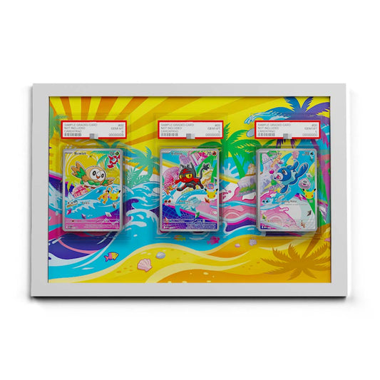 Gen #3 Hoenn-Starter - Extended Artwork Pokemon Cards Display