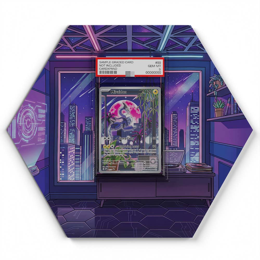 013 Miraidon - Extended Artwork Pokemon Card Display