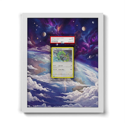 014/015 Rayquaza (M24 014) - Extended Artwork Framed Pokemon Card Display