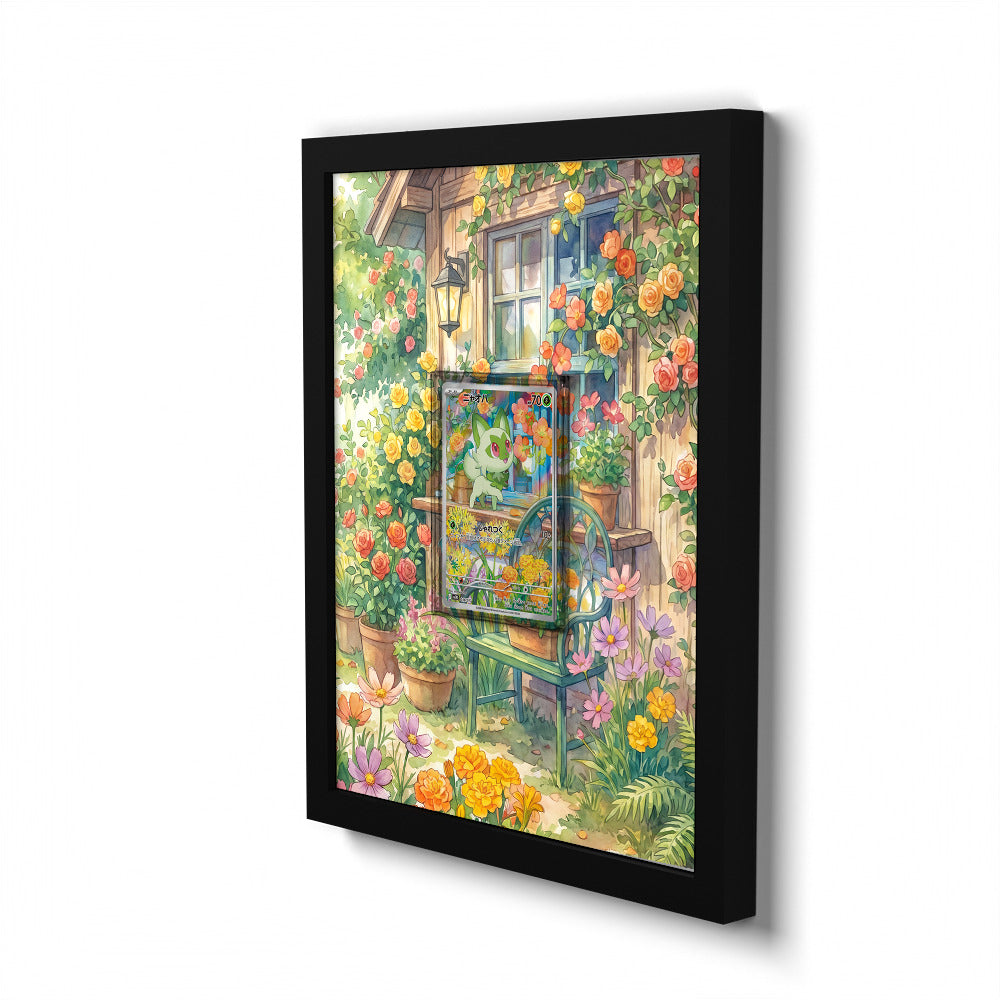 018/017 Sprigatito - Extended Artwork Pokemon Card Frame