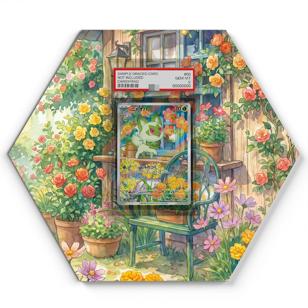 018/017 Sprigatito - Extended Artwork Pokemon Card Display