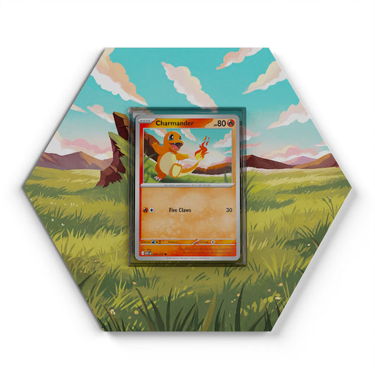 020/217 Glumanda - Extended Artwork Pokemon Card Display