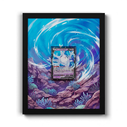 021/073 Gorgasonn V - Extended Artwork Framed Pokemon Card Display