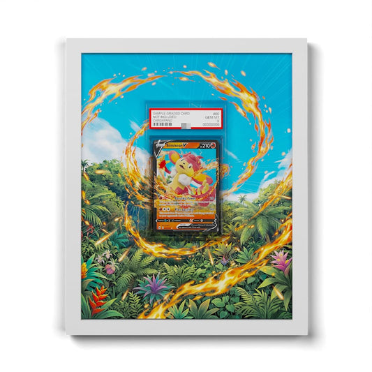 022/159 Grillchita V - Extended Artwork Framed Pokemon Card Display