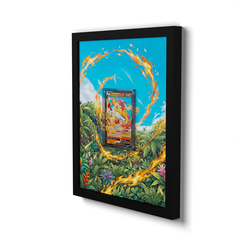 022/159 Grillchita V - Extended Artwork Framed Pokemon Card Display