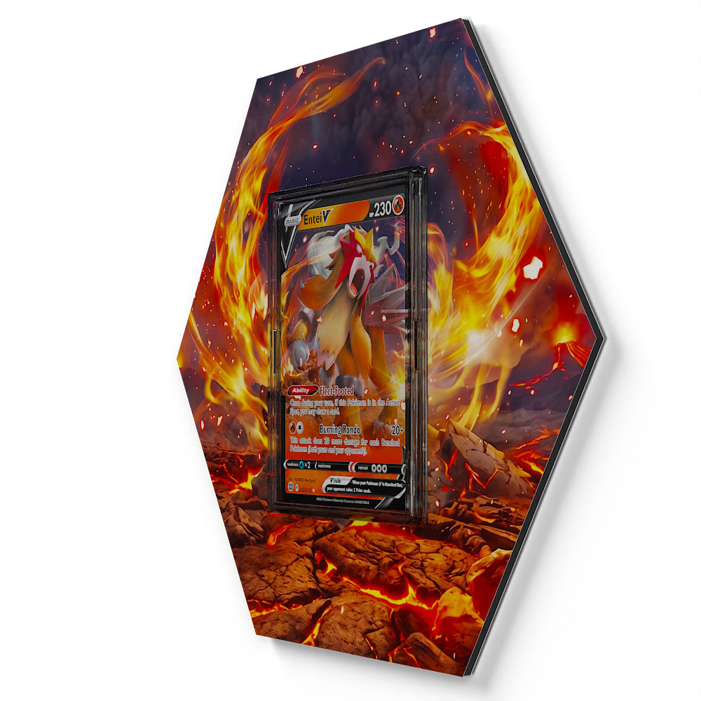 022/172 Entei V - Extended Artwork Pokemon Card Display