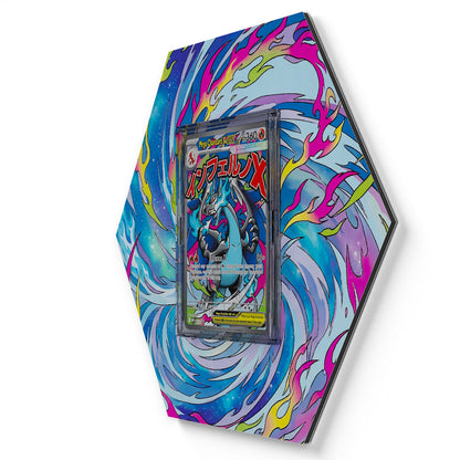 023 Mega-Glurak X EX - Extended Artwork Pokemon Card Display