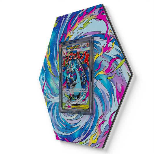 023 Mega-Glurak X EX - Extended Artwork Pokemon Card Display