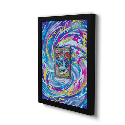 023 Mega-Glurak X EX - Extended Artwork Framed Pokemon Card Display