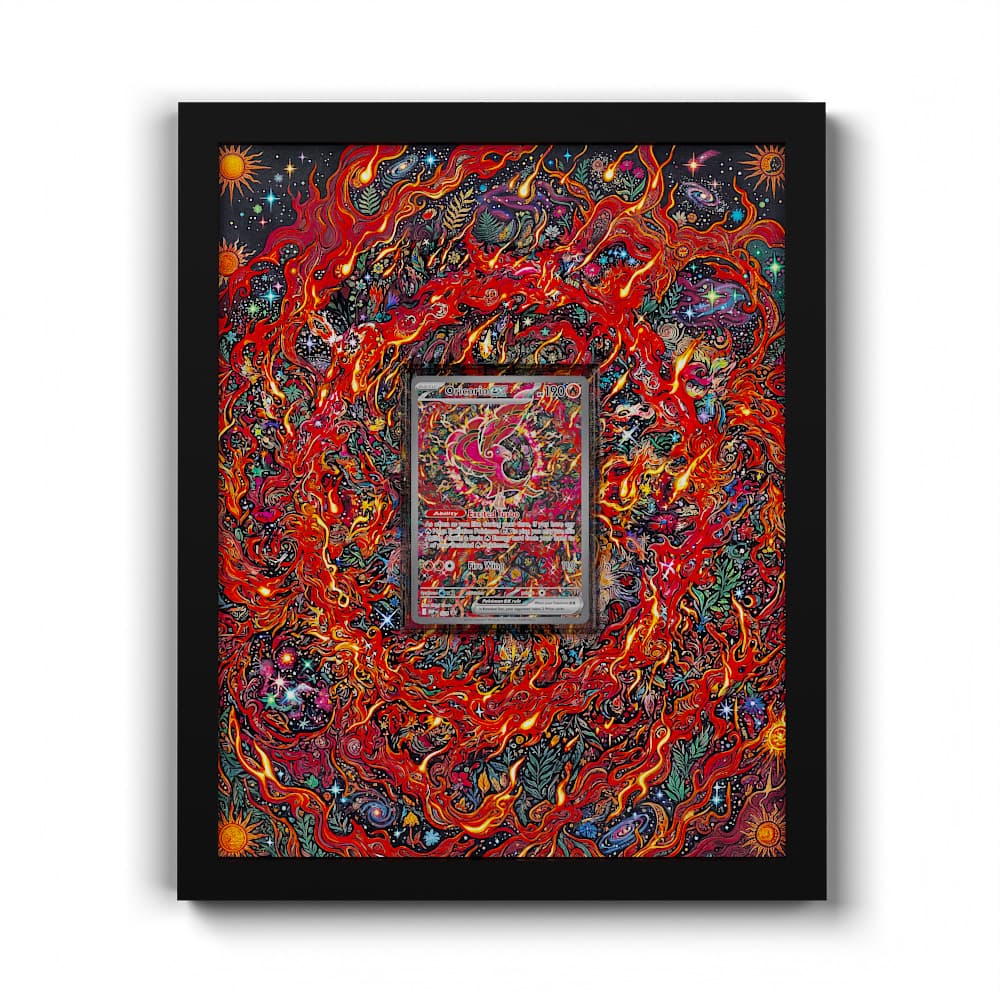 024 Choreogel EX - Extended Artwork Framed Pokemon Card Display