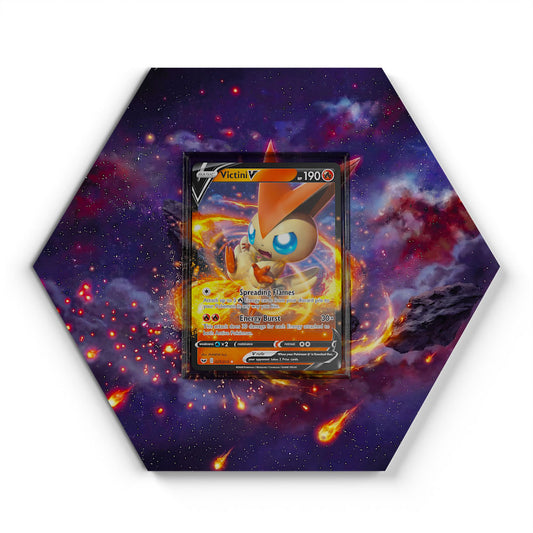 025/202 Victini V - Extended Artwork Pokemon Card Display