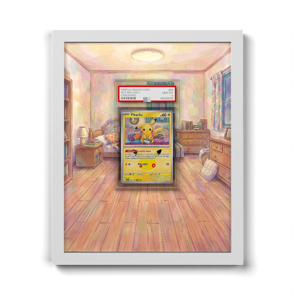 028/128 Pikachu - Extended Artwork Pokemon Card Frame