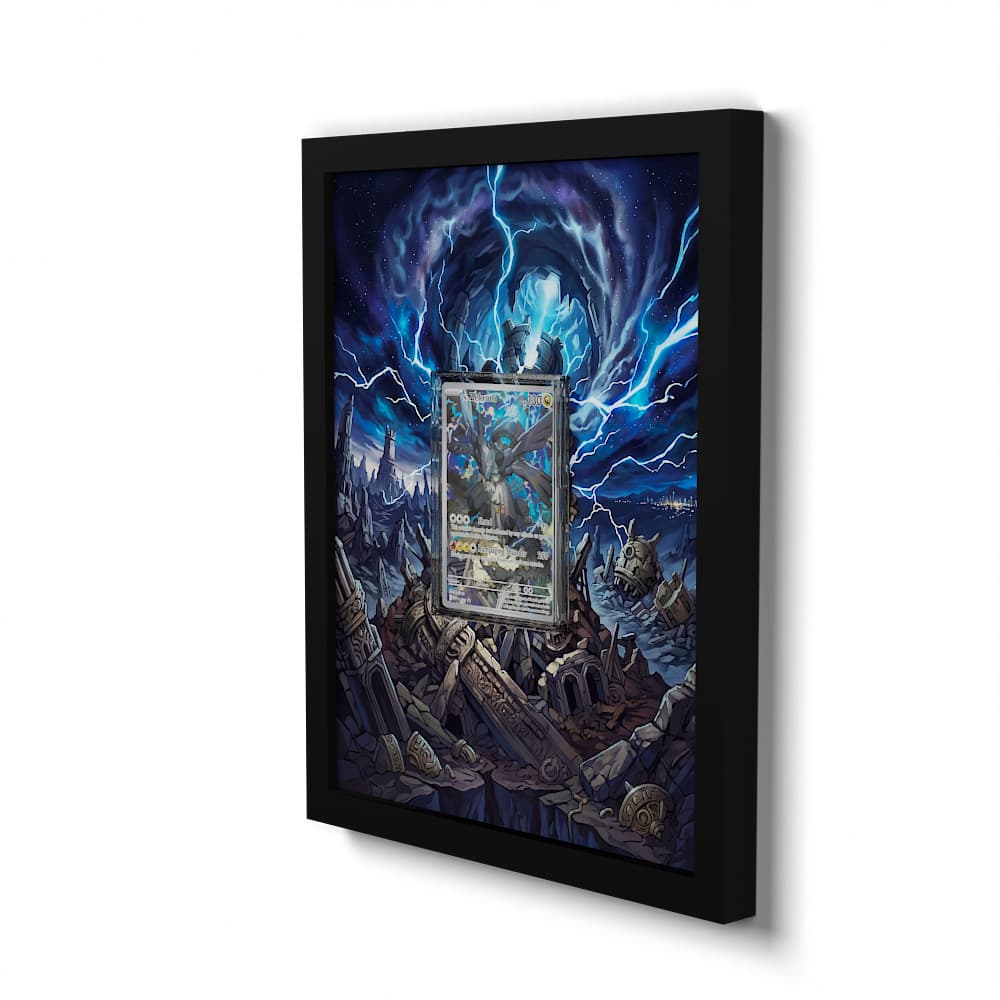 031 Ns Zekrom - Extended Artwork Framed Pokemon Card Display