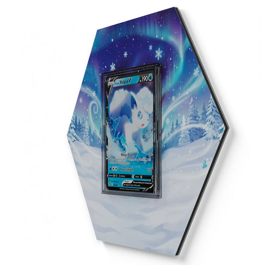 033/195 Alola-Vulpix V - Extended Artwork Pokemon Card Display