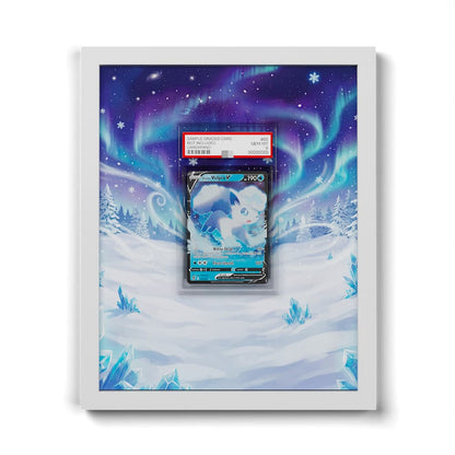 033/195 Alola-Vulpix V - Extended Artwork Framed Pokemon Card Display